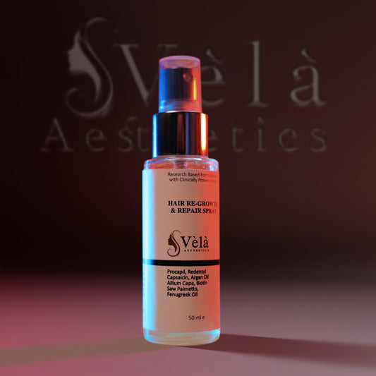 A. Vela Aesthetics Hair Re-Growth & Repair Spray (50 ml) ( Dr.Yasir Skin Care )